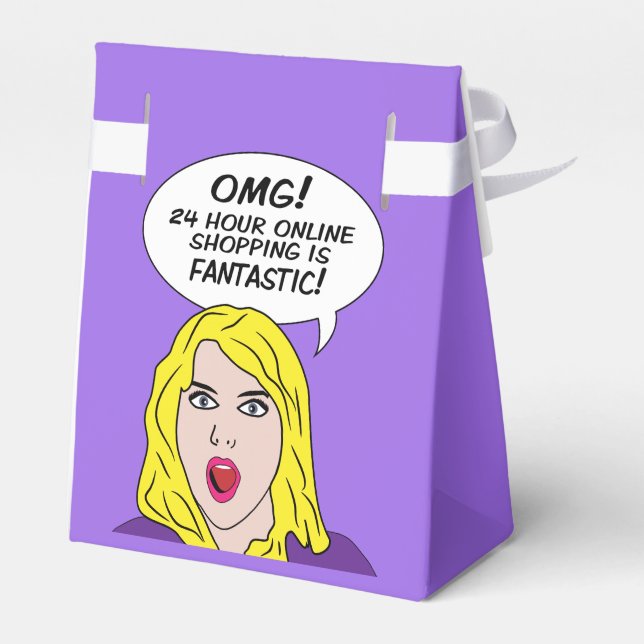RETRO COMICS custom favour boxes (Back Side)