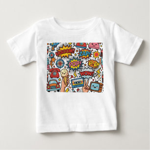 retro comics design baby T-Shirt