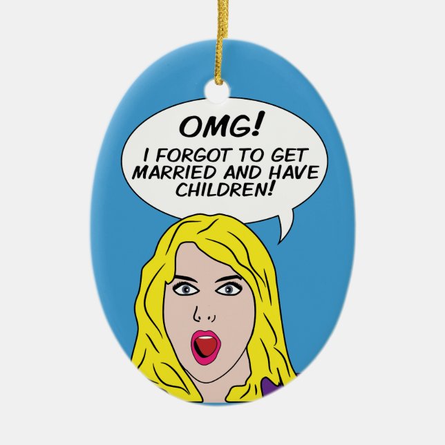RETRO COMICS ornament (Front)