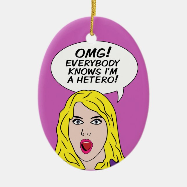 RETRO COMICS ornament (Front)