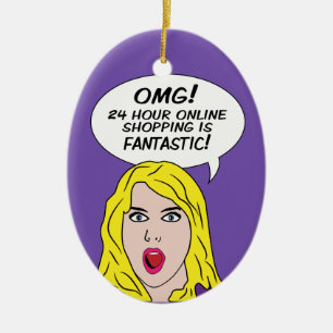 RETRO COMICS ornament