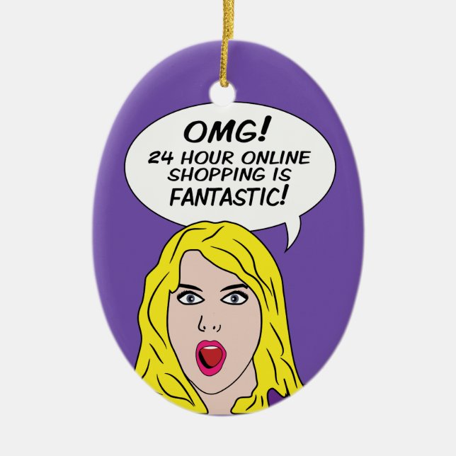 RETRO COMICS ornament (Front)