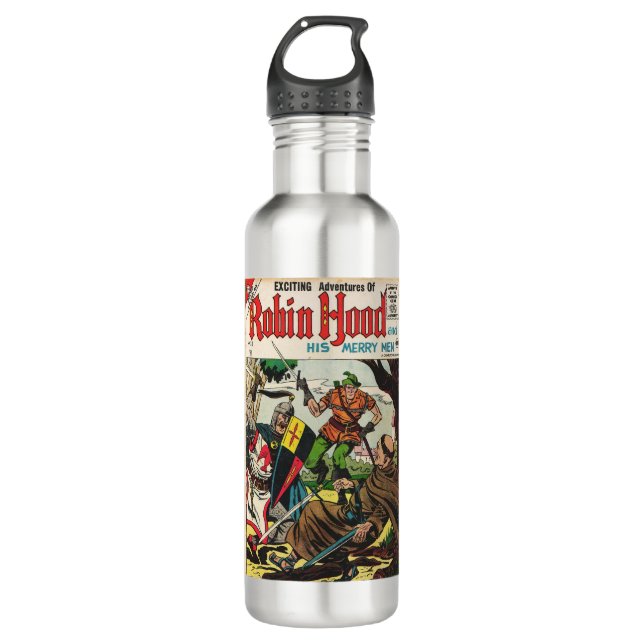 Retro Comics Robin Hood 710 Ml Water Bottle (Front)