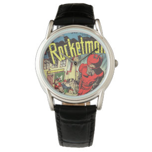 Retro comics - Rocketman Watch