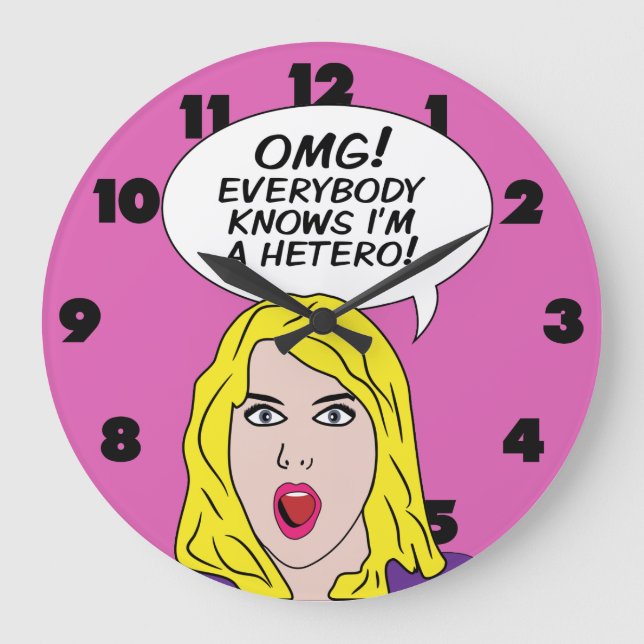 RETRO COMICS wall clock (Front)