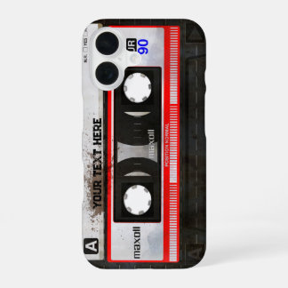 Retro Compact Audio Cassette | DJ Best Gifts iPhone 16 Case