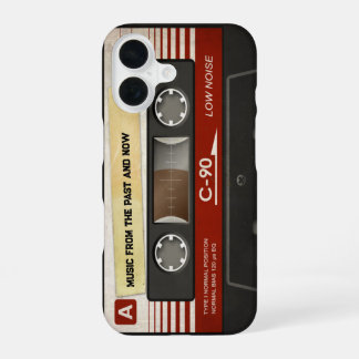 Retro Compact Audio Cassette | DJ Best Gifts iPhone 16 Case