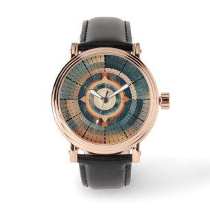 Retro Compass Dial Watch