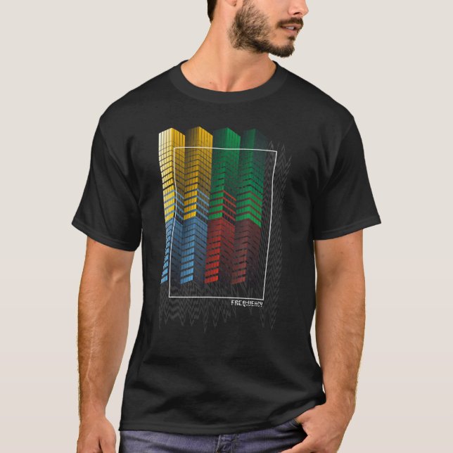 Retro Computer Geek Programmer Nerds Data Code Tea T-Shirt (Front)