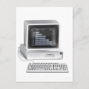 Retro Computer Postcard