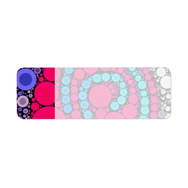 Retro Concentric Circles Cool Swirl Pattern (Front)