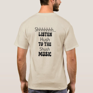 Retro Concert Rose STFU Black Text T-Shirt