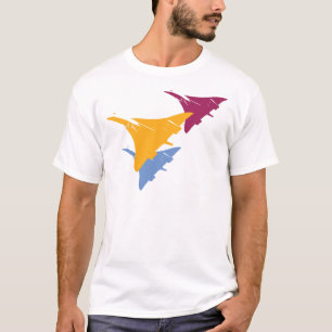 Retro Concorde Jet Aeroplane Aviation Flight T-Shirt