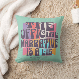 Retro Conspiracy Theory Cushion