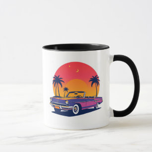 Retro Convertible Sunset Drive Mug