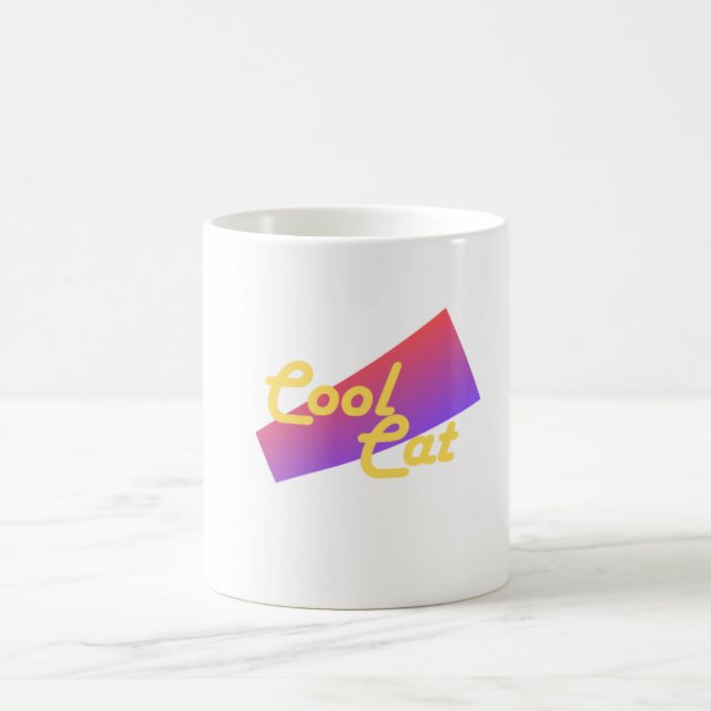 Retro Cool Cat mug (Center)
