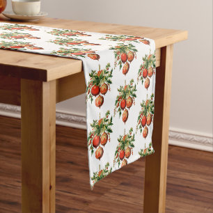 Retro Cool Christmas Tree Decorations Medium Table Runner