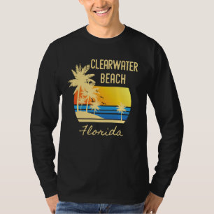 Retro Cool Clearwater Beach Vintage Florida Beach T-Shirt