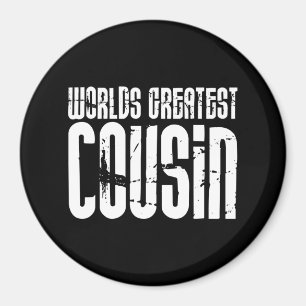 Retro Cool Cousins : World's Greatest Cousin Magnet