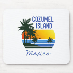 Retro Cool Cozumel Original Mexico Beaches Women M Mouse Mat