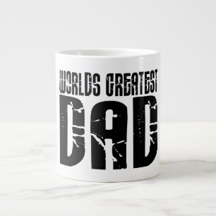 Retro Cool Dads : World's Greatest Dad Large Coffee Mug