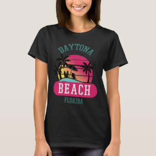 Retro Cool Daytona Beach Mens Womens Florida Beach T-Shirt