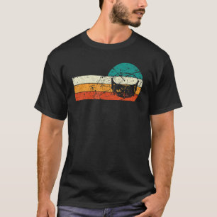 Retro Cool Drummer Drum Kit Drum Player T-Shirt