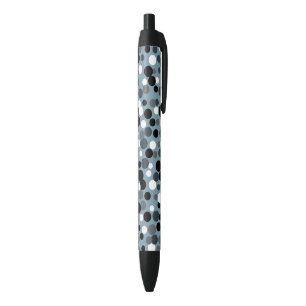 Retro Cool Grey Dots School Writing Pen Gift
