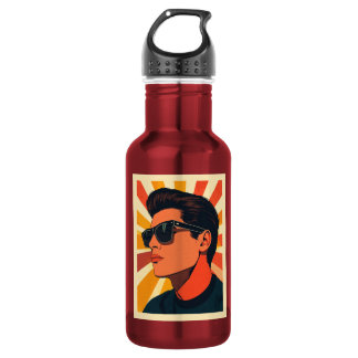 Retro Cool Guy 532 Ml Water Bottle