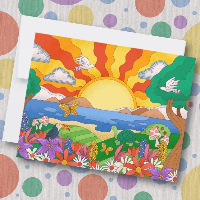 Retro Cool Landscape Card (Creator Uploaded)