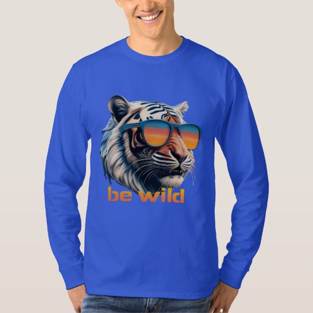 Retro Cool Tiger T-Shirt (Front)