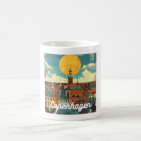 Retro Copenhagen Skyline