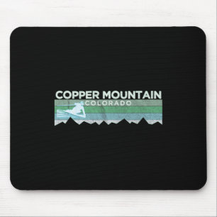 Retro Copper Mountain Mouse Mat
