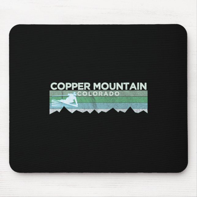 Retro Copper Mountain  Mouse Mat (Front)