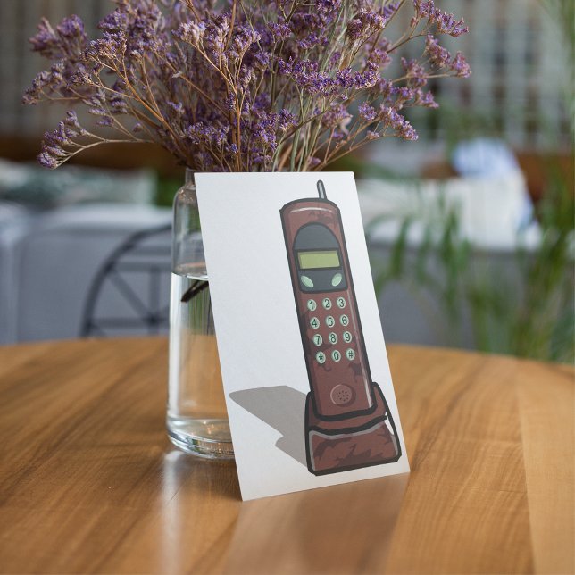 Retro Cordless Phone Vintage 90s Invitation (Creator Uploaded)