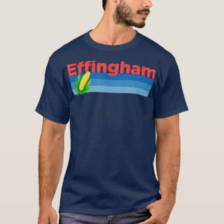 Retro Corn FarmingEffingham Illinois T-Shirt