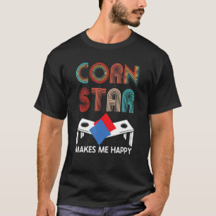 Retro Corn Hole Game Cornhole Set Cornhole Bean Ba T-Shirt