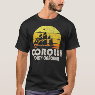 Retro Corolla NC Beach Vacation T-Shirt