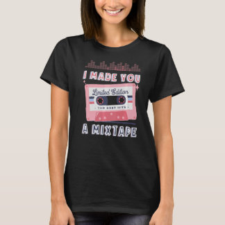 Retro Costume 80s 90s Cassette Vintage I Made You  T-Shirt