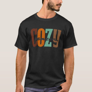 Retro Cosy Season Fall Autumn Vibes Pumpkin Spice T-Shirt