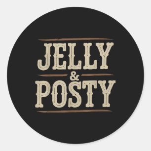 Retro Country Music Tour Men Women Classic Round Sticker