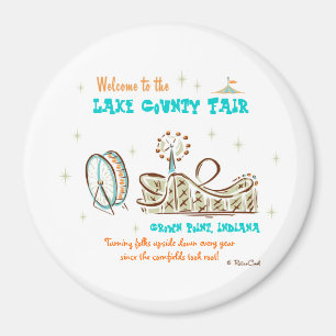 Retro 'County Fair' Magnet