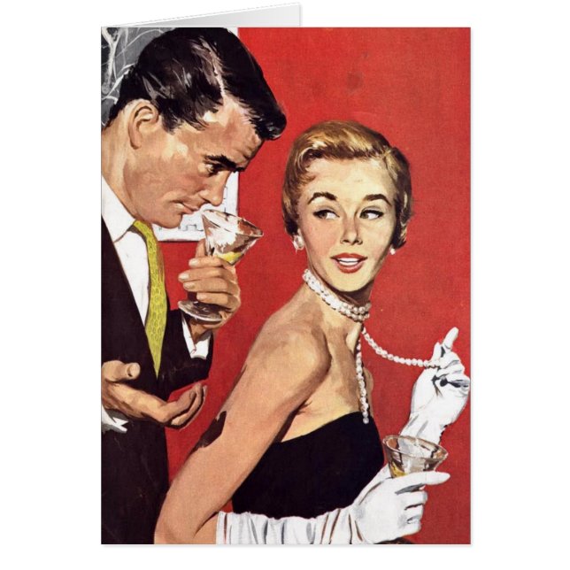 Retro Couple - Black is for Funerals, (Front)