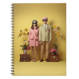 Retro Couple Notebook