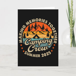 Retro Cousin Crew 2025 Camping Cousins Summer 2025 Card
