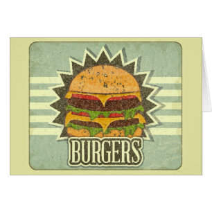 Retro Cover For Fast Food Menu