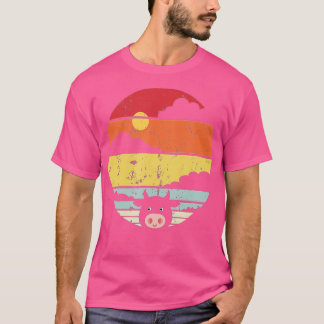 Retro Cow Funny Cows Lover Owner Man Women Kids Bo T-Shirt
