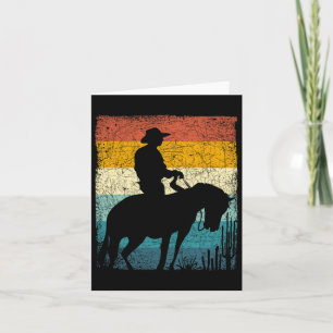 Retro Cowboy Card
