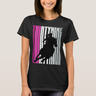 Retro Cowgirl Birthday 38th Rodeo Horse Queen Barr T-Shirt