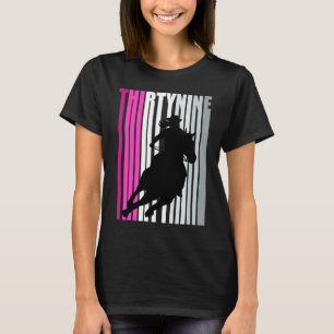 Retro Cowgirl Birthday 38th Rodeo Horse Queen Barr T-Shirt